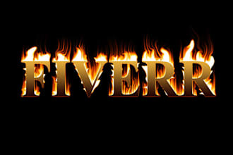 write your message in flaming hot fire text effect