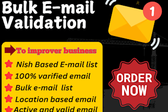do bulk email validation, verification and email list cleaning service