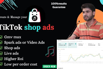 be your tiktok shop ads expert gmv max and video ads and shop ads