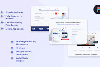 design creative website, mobile app ui ux
