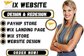 do wix customization studio redesign revamp edit update wix website payhip store