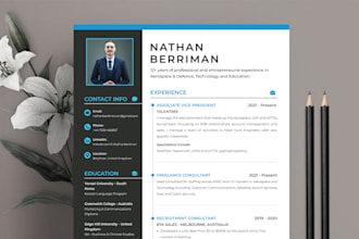 create professional resume design, writing, and update your CV