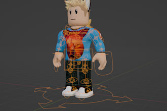 create your roblox character as a 3d animated character