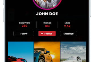 design modern and user friendly UI UX for mobile app and web