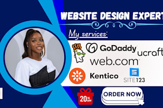 design and redesign wix development web com godaddy kentico godaddy airo cms