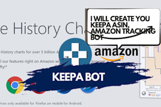 create you keepa bot, keepa asin bot, keepa amazon price tracking bot in python