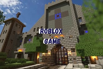 develop and script roblox game, minecraft, map, roblox lua, roblox character