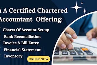 do accounting, bookkeeping in quickbooks online, xero, excel, wave