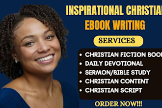 write inspirational christian daily devotional prayer book bible study ebook