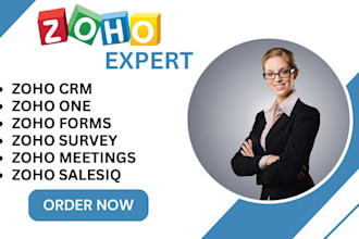 set up zoho CRM zoho one zoho forms zoho meetings zoho salesiq zoho survey