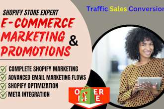 do shopify marketing promotion boost sales leads ecommerce store