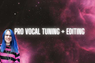 edit and tune your vocals