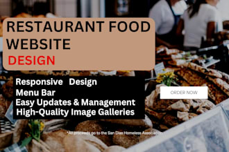 restaurant website catering website bakery website