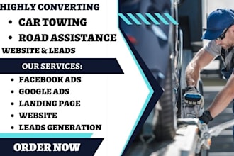 make auto car towing car leads roadside assistance mechanic lead car repair lead