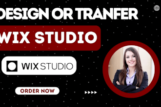 design wix studio website redesign wix transfer or design using wix studio