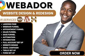 webador website, webador online store redesign, godaddy website, weebly webador