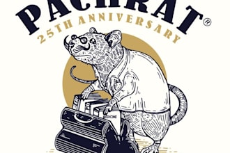 design good looking rat,goat and dragon  logo