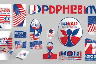 do modern political campaign logo design