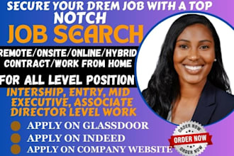 search and apply for remote, onsite, hybrid jobs,  work from home on your behalf