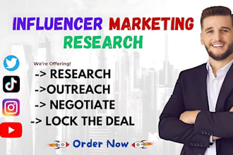 do influencers research and complete outreach