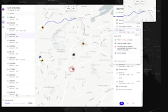 build fleet management app, eld app, telematics, gps navigation app like waze