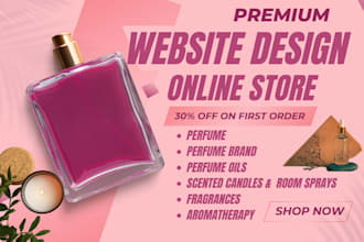 design perfume body spray hair spray beard oil flower scented fragrance website