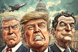 do  editorial or political cartoons for you