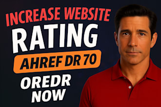 increase ahrefs domain rating DR 70 rapid