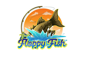 design unique fishing team logo