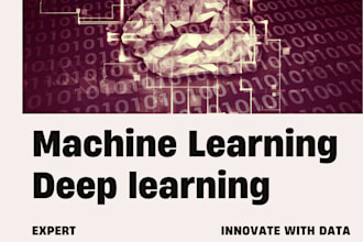 do machine learning ,deep learning project using python, r