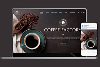 design a branded coffee shopify store coffee store coffee website coffee store