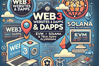 develop web3 products dapps and website