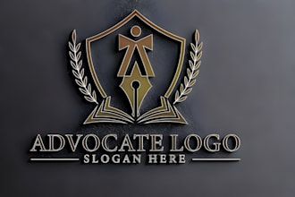 do for legal, lawyer, attorney and law logo