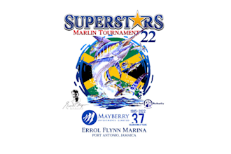 design marlin fishing tournament logo