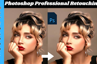 do professional skin retouching and photo editing enhancement