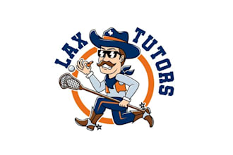 design unique mascot lacrosse logo