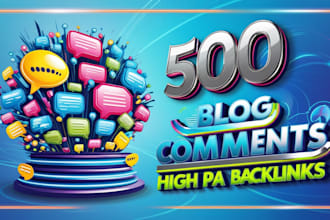 create 500 blog comment backlinks