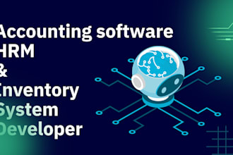 create accounting software, hrm, inventory management systems