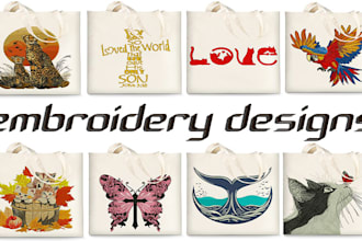 create tote bag designs according to your needs