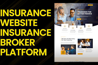 build insurance website, insurance broker website, or insurance calculator