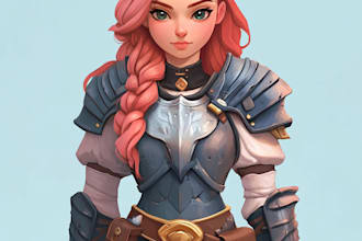 draw 2d game characters and game assets