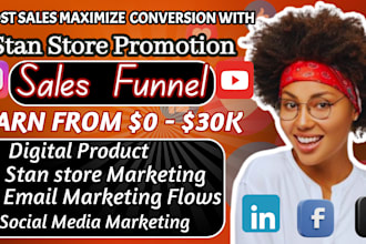 setup,design and promote your stan store,beacons ai for digital product successs