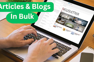 write seo articles and blog posts in bulk