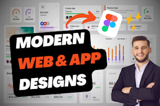 do figma design for website UI UX, mobile apps UI UX, and dashboards