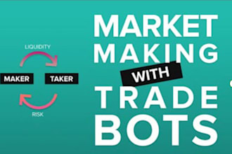 crypto market maker bot for exchanges or tokens, holder volume bot mm bot on evm