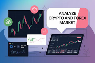 do forex and crypto chart analysis with ict and lit concepts