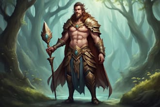draw your fantasy character illustration