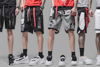 design mesh shorts streetwear shorts