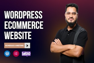build wordpress ecommerce website design with elementor woocommerce