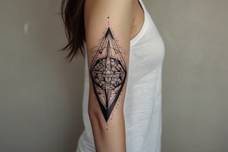 make geometric tattoo design in my style